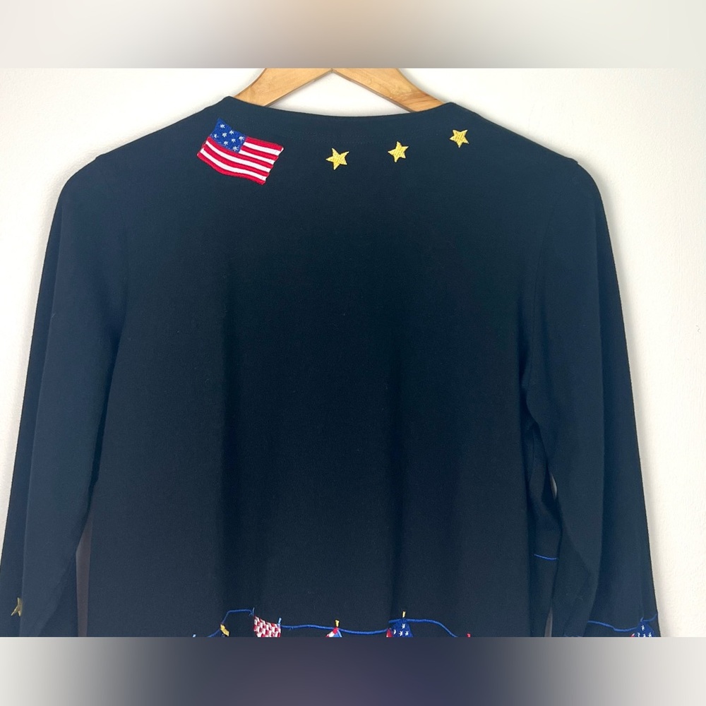 Vintage 90’s Y2K Michael Simon Lite USA 🇺🇸 Patriotic Button Down - Picture 10 of 14